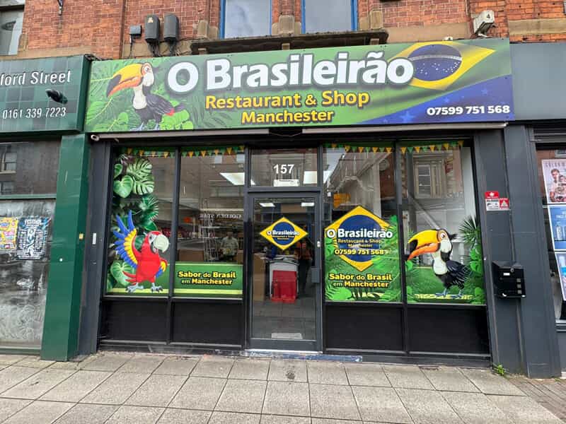 An image of the exterior signage for O Brasileirao.